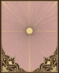 Art Nouveau Floral Sunburst Rug