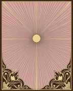 Art Nouveau Floral Sunburst Rug