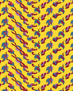 Abstract Swirl Pattern Design Rug