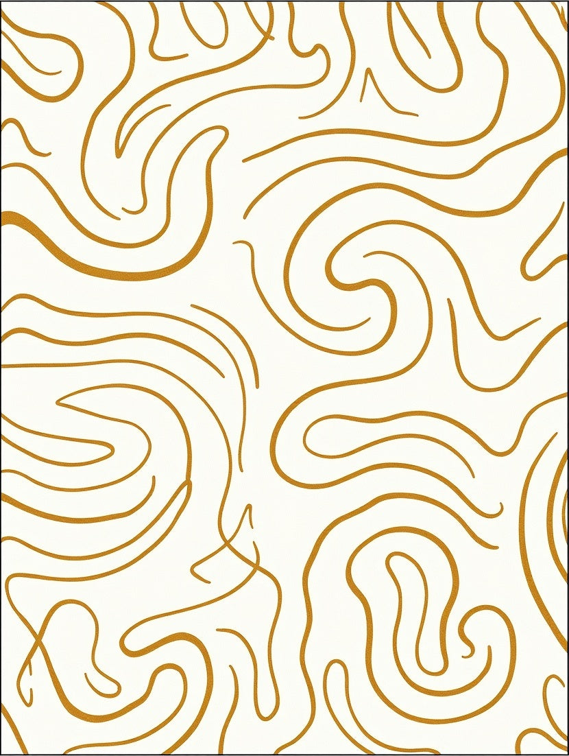 Abstract Swirl Pattern Rug