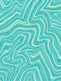 Aquatic Swirl Pattern Rug