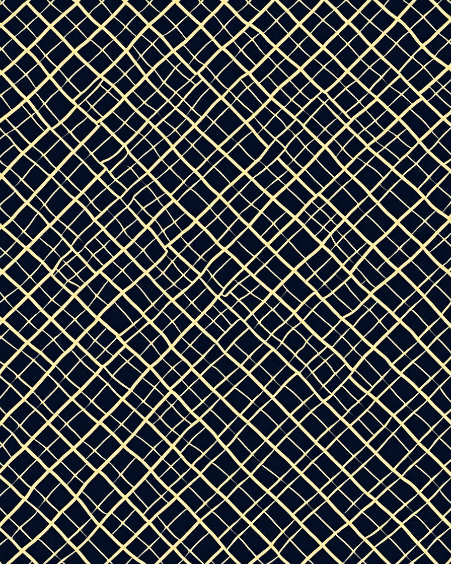 Abstract Woven Net Pattern Rug