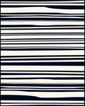Abstract Navy And White Striped Pattern Rug