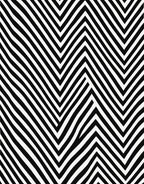 Bold Black White Zigzag Pattern Rug