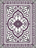 Ornate Floral Mandala Design Rug