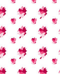 Abstract Pink Floral Watercolor Pattern Rug