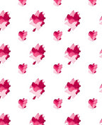 Abstract Pink Floral Watercolor Pattern Rug