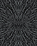 Abstract Organic Streaks Pattern Rug