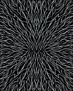 Abstract Organic Streaks Pattern Rug