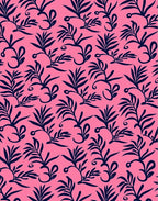 Bold Floral Vine Patterned Rug