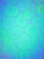 Cool Swirls Marine Pattern Rug