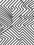 Monochromatic Geometric Maze Pattern Rug