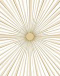 Sunburst Pattern With Golden Rays Rug