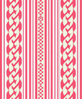 Chain Link Stripe Pattern Rug