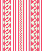 Chain Link Stripe Pattern Rug