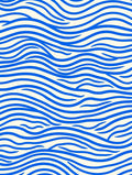 Blue Wave Pattern Design Rug