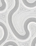 Monochromatic Swirl Pattern Rug