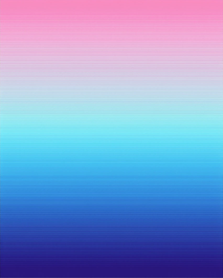 Pink Blue Watercolor Stripe Rug