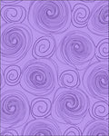 Purple Swirl Pattern Design Rug