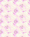 Soft Pink Swirl Abstract Pattern Rug