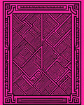 Bold Maze Geometric Pattern Rug