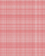 Bold Red Plaid Grid Pattern Rug