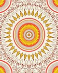 Sunburst Mandala Floral Pattern Rug