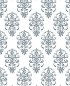 Damask Vintage Scroll Patterned Design Rug