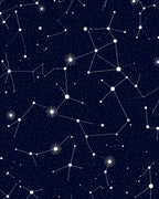 Celestial Star Constellation Pattern Rug