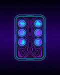 Futuristic Circuit Board Design Rug