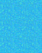 Abstract Blue Organic Pattern Rug