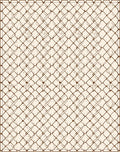 Rustic Intersecting Line Pattern Rug