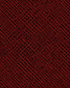 Bold Red Geometric Interlocking Pattern Rug