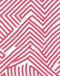 Bold Pink 2 Tone Geometric Design Rug