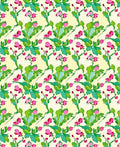 Whimsical Floral Vine Pattern Rug