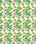 Whimsical Floral Vine Pattern Rug