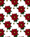 Crimson Poinsettia Star Medallion Rug