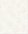 Cream Swirl Abstract Pattern Rug