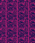 Bold Pink Abstract Swirl Pattern Rug