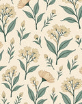 Botanical Floral Outline Design Rug