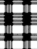 Classic Black and White Checkered Pattern Rug