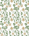 Verdant Gold Starburst Vine Flourish Rug