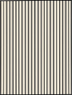 Bold Vertical Black Stripe Pattern Rug