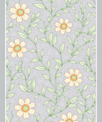 Delicate Floral Vine Pattern Rug