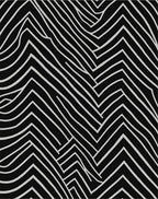 Abstract Black White Wavy Lines Rug