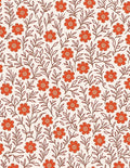 Vintage Floral Branch Pattern Rug
