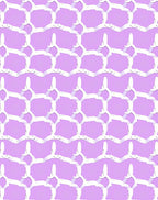 White Abstract Geometric Patterned Rug