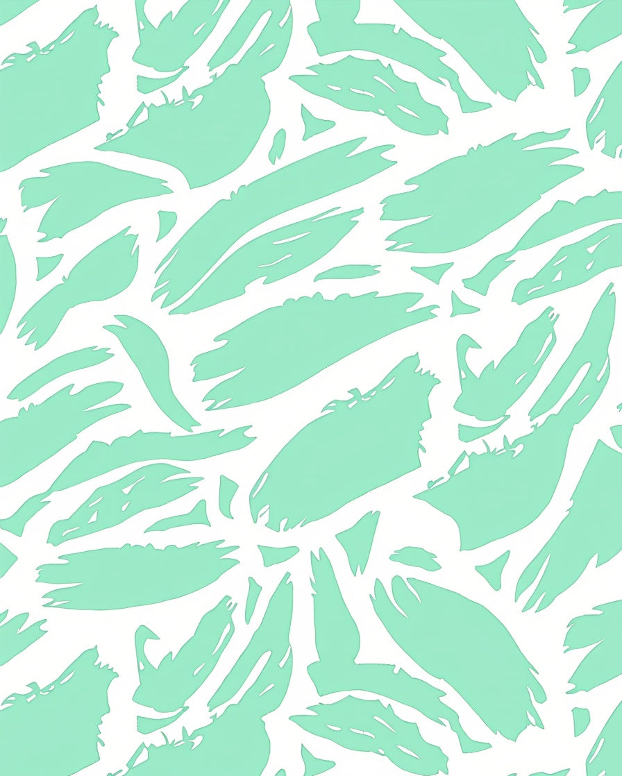 Abstract Brushstroke Pattern Area Rug