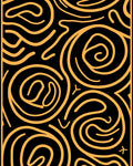 Bold Abstract Swirls Pattern Rug