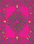 Bold Floral Vine Pattern Rug